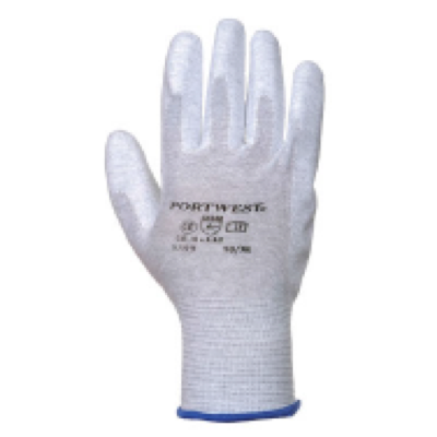 Antistatisk handske med PU-Håndflade